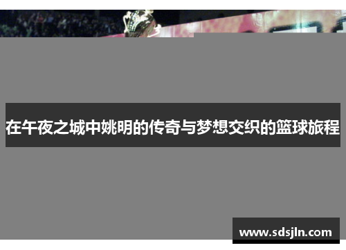 在午夜之城中姚明的传奇与梦想交织的篮球旅程